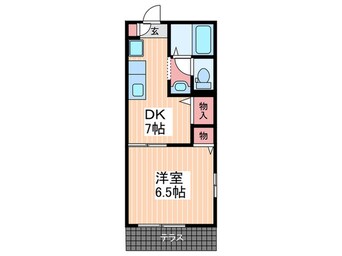 間取図 アブニ－ル宮島口Ｂ棟