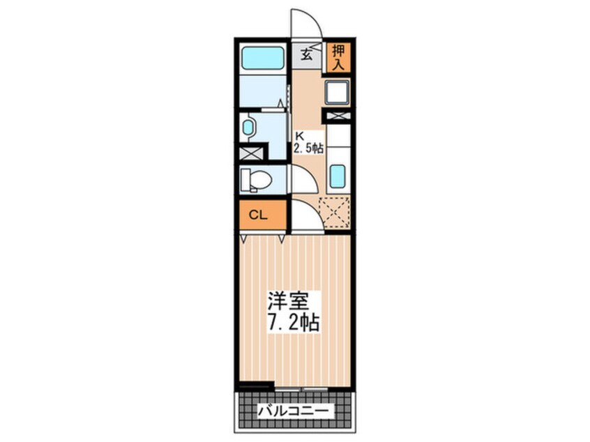 間取図 ラ・メ－ル