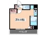 ハイレックス２ 1Rの間取り