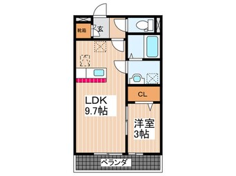 間取図 メゾン・ド・ＣＨＴ