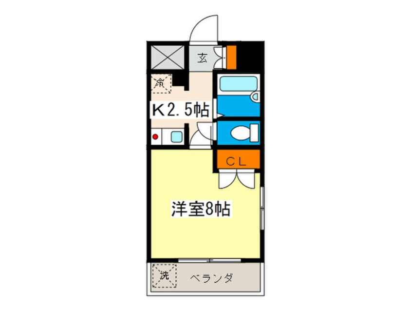 間取図 サンリバー新宅