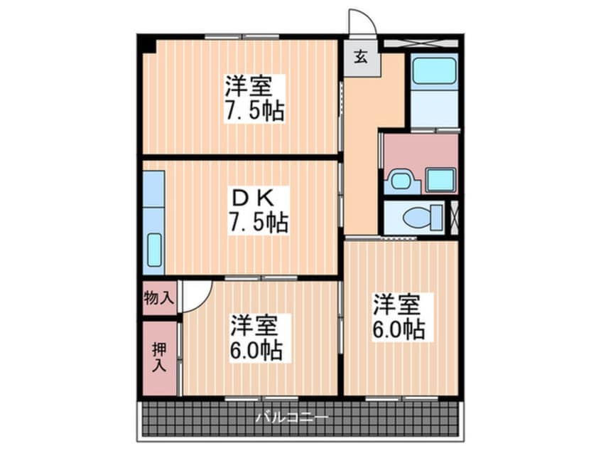 間取図 国光エクセレントビルディング