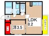 ひまわり 1LDKの間取り