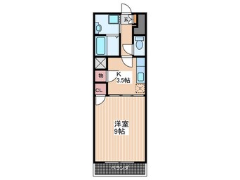 間取図 クロスデータビル７３