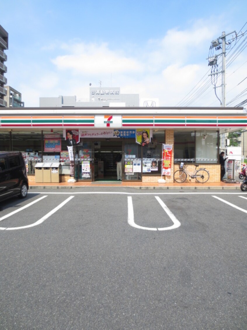 セブン-イレブン 広島五日市海老園店(コンビニ)まで270m クロスデータビル７３