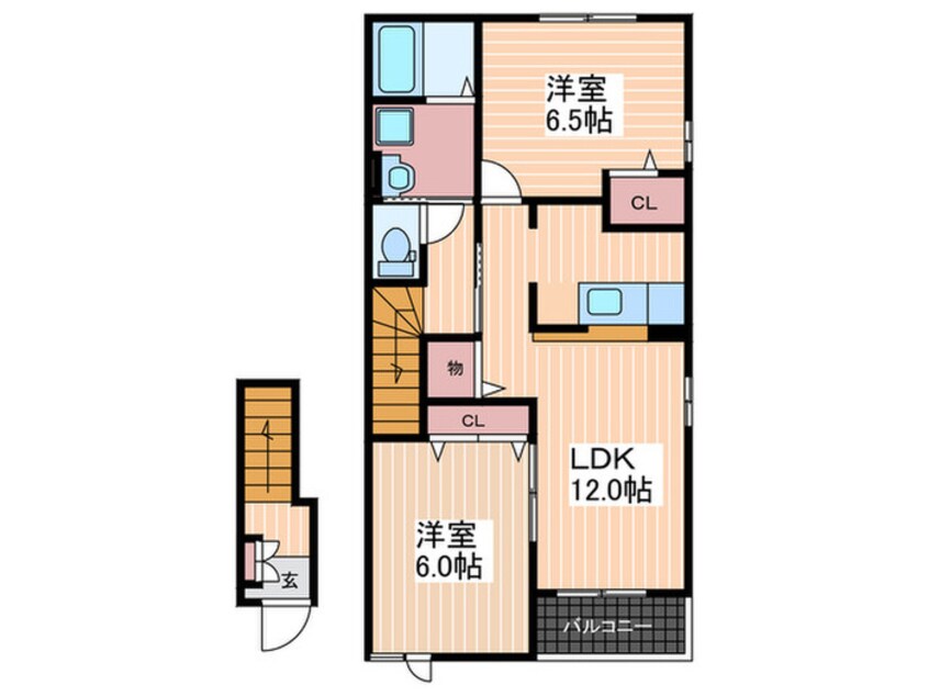 間取図 グレイス・ヴィラＡ