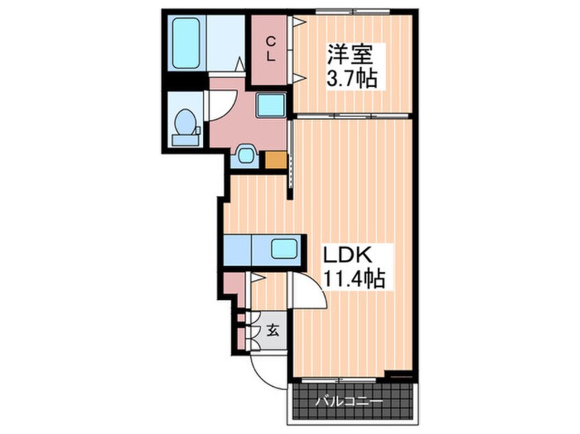 間取図 メゾン・エスペランサ