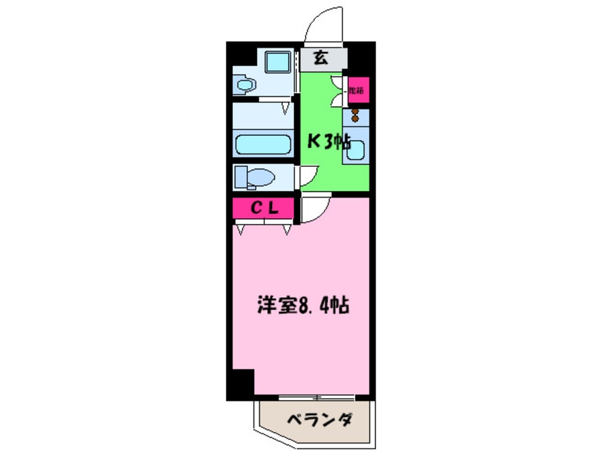 間取図 ノ－ブル大手町
