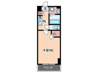 間取図 ノ－ブル大手町