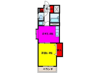 間取図 ラフィネ堺町