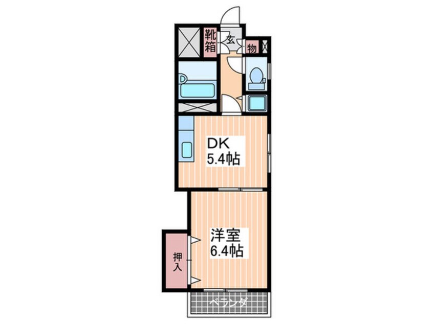 間取図 ラフィネ堺町