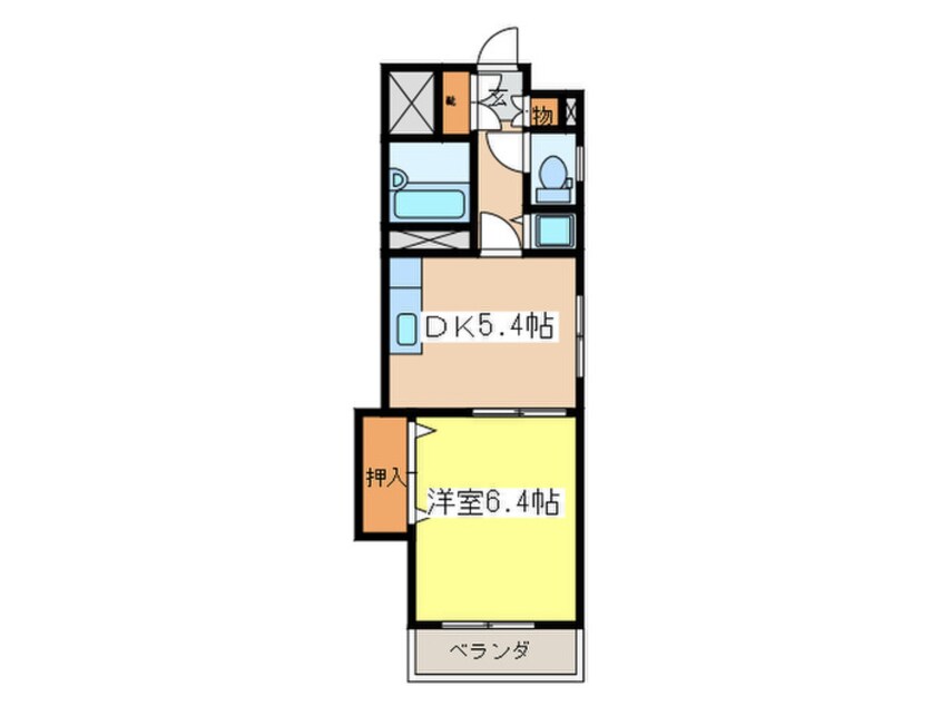 間取図 ラフィネ堺町