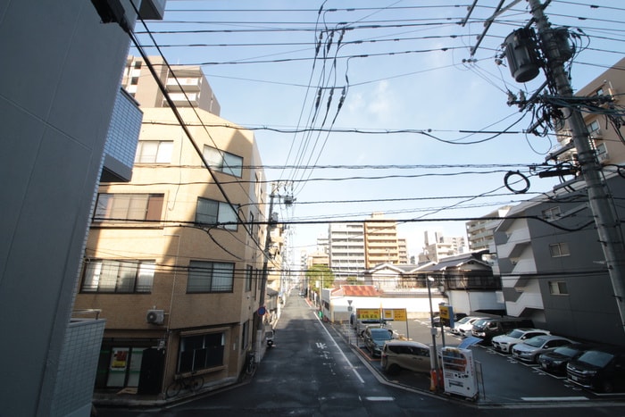 室内からの展望 ラフィネ堺町