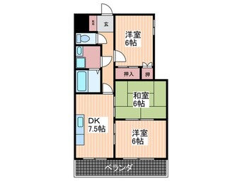 間取図 クオーレ羽衣