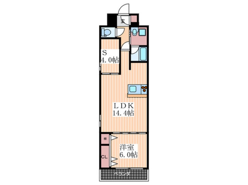 間取図 セントヒルズ銀山町