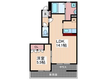 間取図 グレイスヴィラ・アラタニ