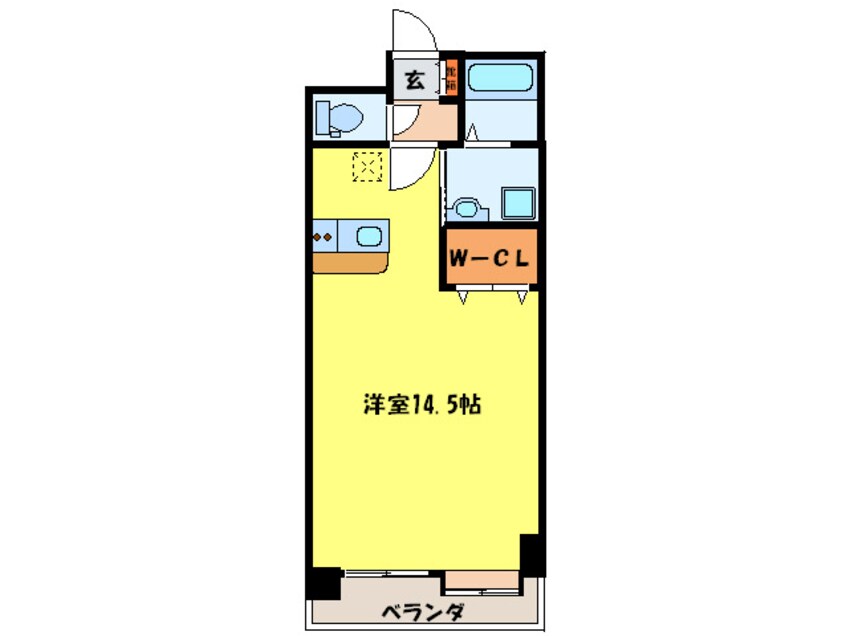 間取図 シティハイツ宇品