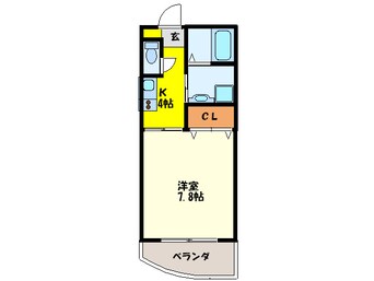 間取図 ディアコ－トニシムラ