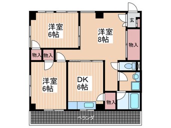 間取図 ラ・プラージュ五日市