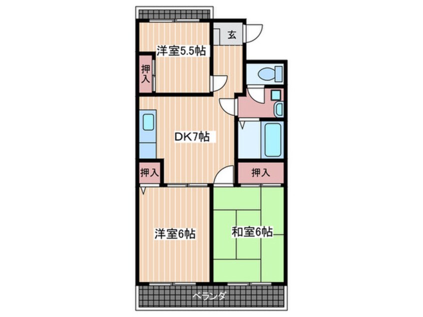 間取図 TOHAKUビル