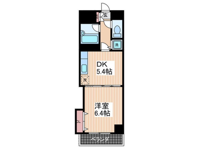 間取図 ＬＡＮＤ　ＭＡＲＫ金屋町