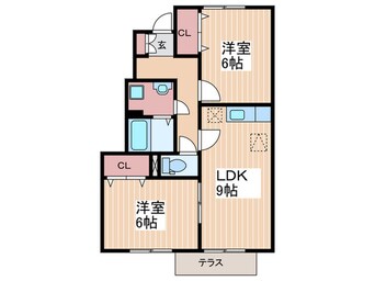 間取図 アドミラブ－ルＣ棟