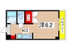 ベリーベルマンション 1Kの間取り