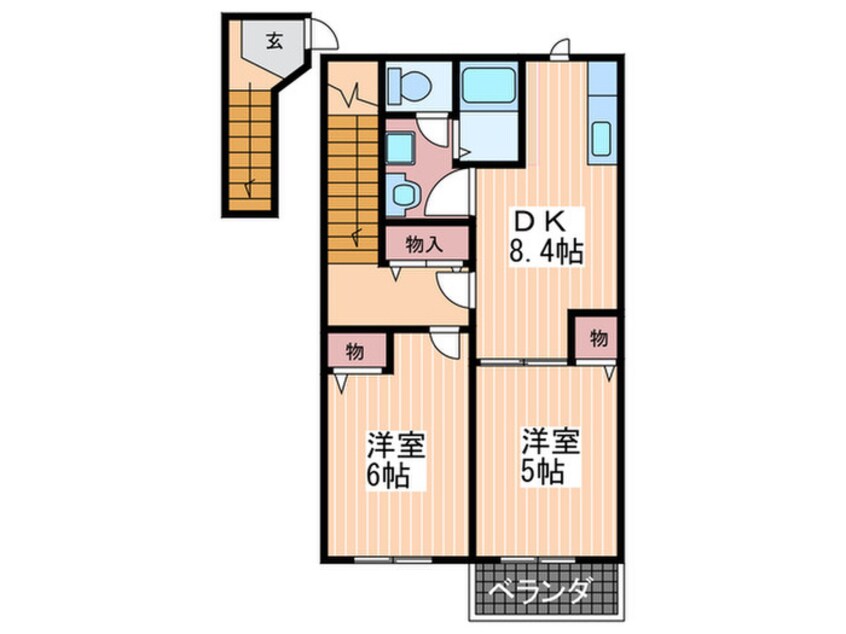 間取図 アバンティ上典