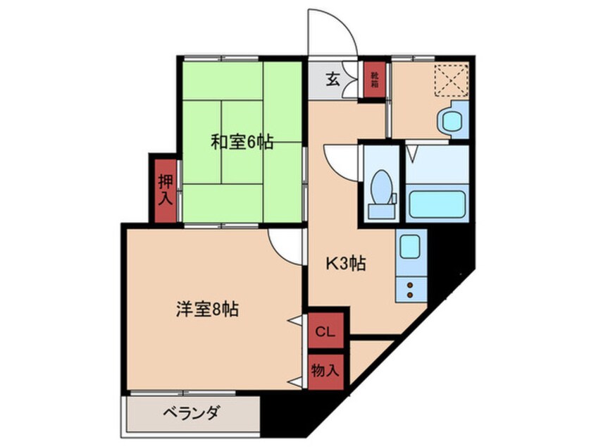 間取図 グランドルチェ国泰寺