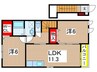 アニメ－トミササ 2LDKの間取り