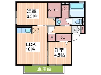 間取図 フロ－ラ相田