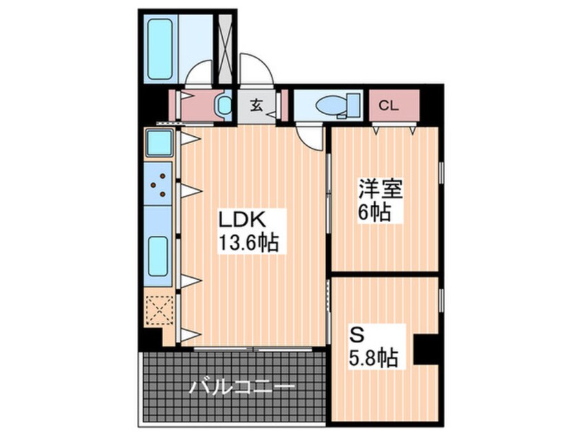 間取図 87g　YOSHIJIMA　ave.