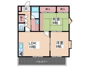 間取図 メゾンアルカディア