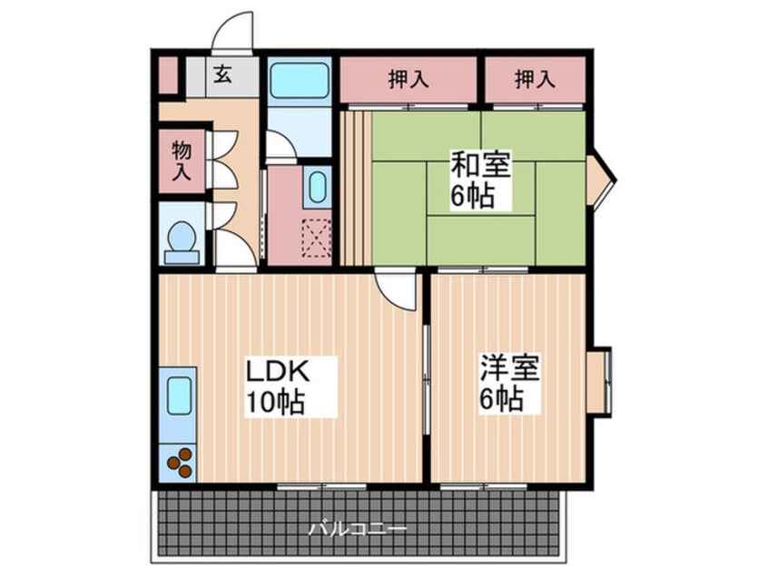 間取図 メゾンアルカディア