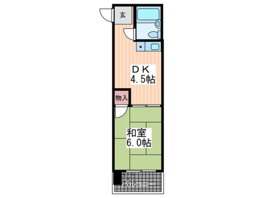 間取図 セントラルコーポ橋本町