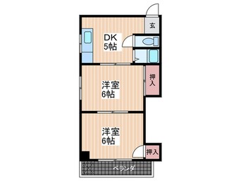 間取図 第５片山ビル