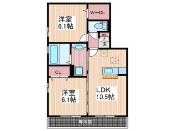 間取図 コリーヌメゾン