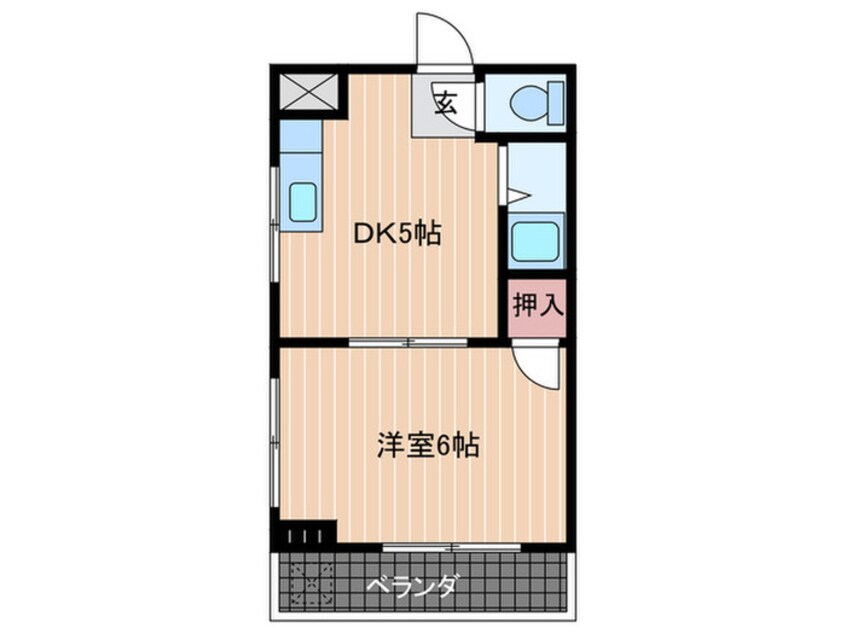 間取図 西原ビル
