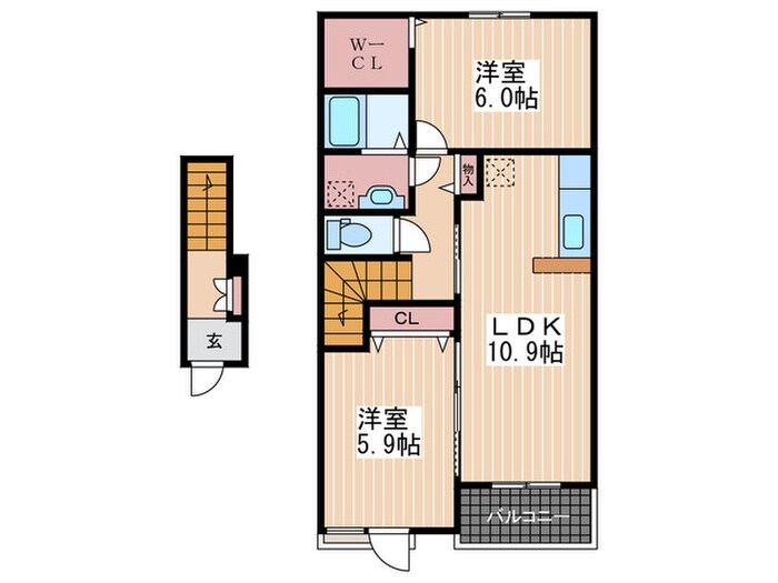 間取り図 ワイズ・コートⅡ