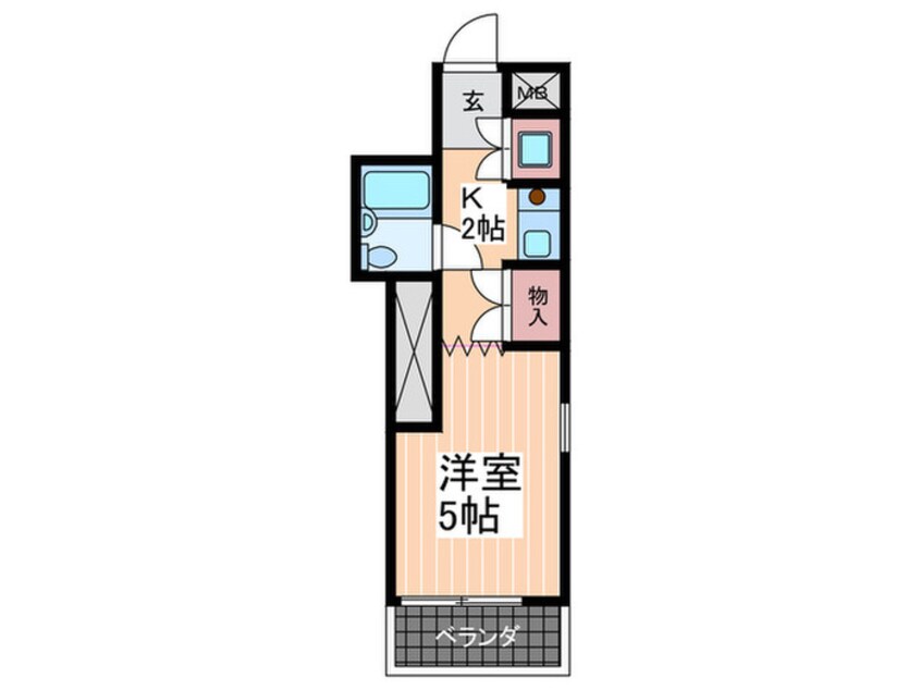 間取図 コーポ北町