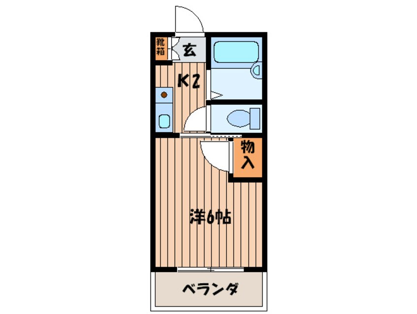 間取図 グリーンハウス三篠