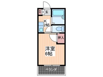 間取図 グリーンハウス三篠