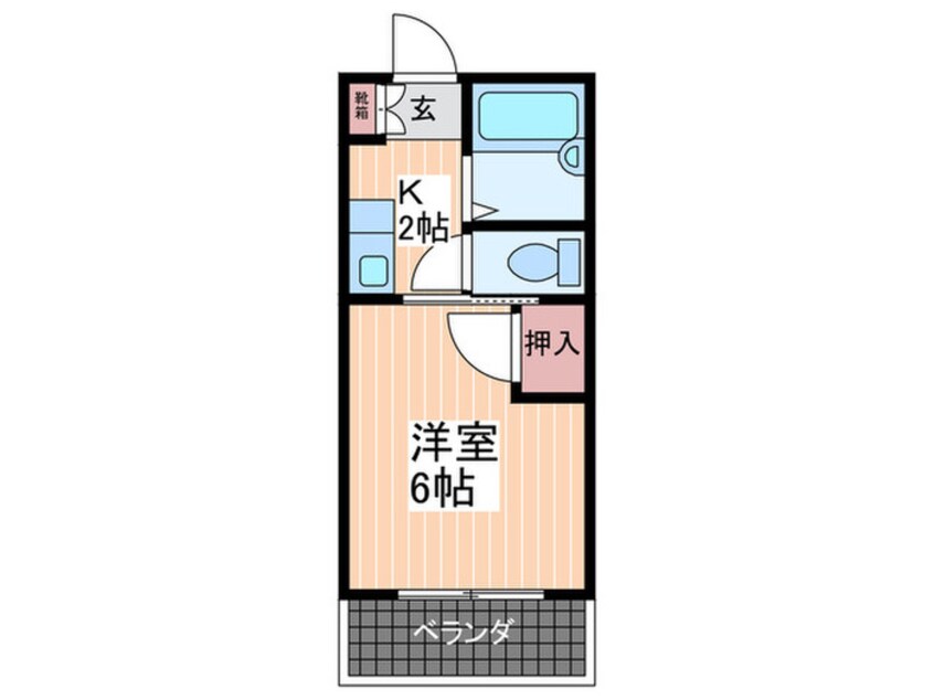 間取図 グリーンハウス三篠