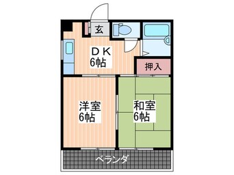 間取図 グリーンハウス三篠