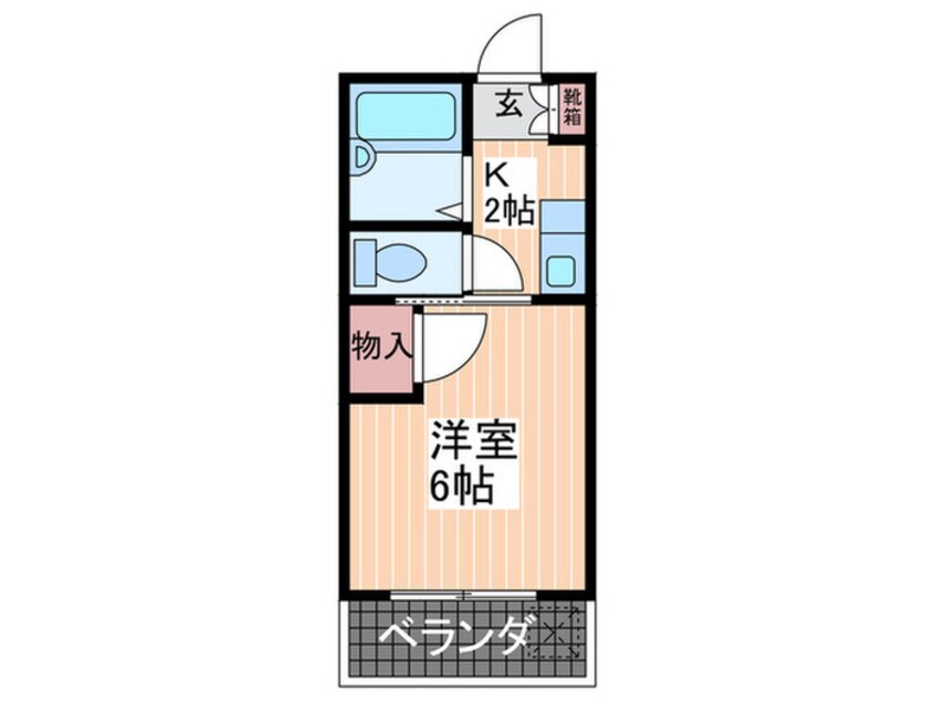 間取図 グリーンハウス三篠