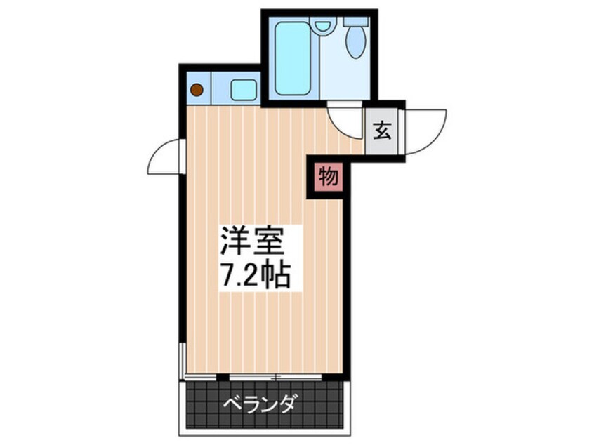 間取図 ベルエール牛田