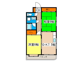 間取図 エトワール観音