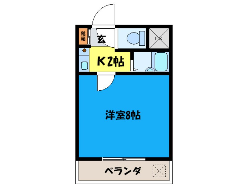 間取図 チェリーヒルズハラダ