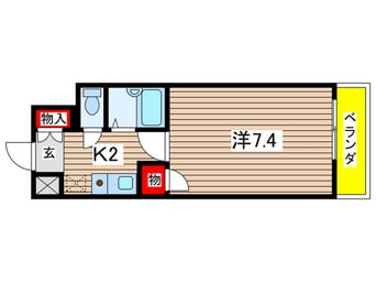 間取図 ソレーユ西山