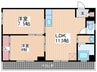 林ビル 2LDKの間取り